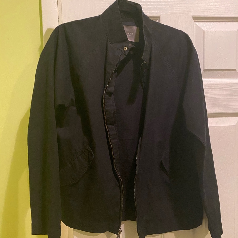 Everlane Harrington Jacket, black, m